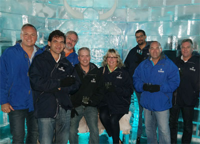 Friends in Icebar at Graph Expo 2016